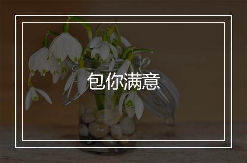 包你满意