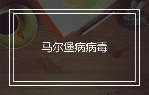 马尔堡病病毒