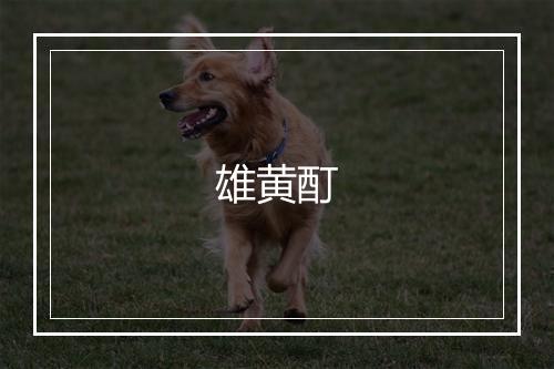 雄黄酊