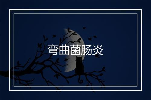 弯曲菌肠炎