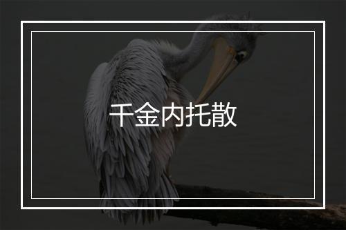 千金内托散