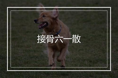 接骨六一散