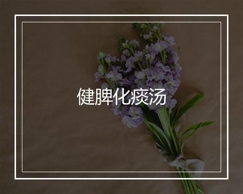 健脾化痰汤