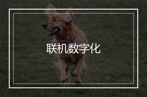 联机数字化