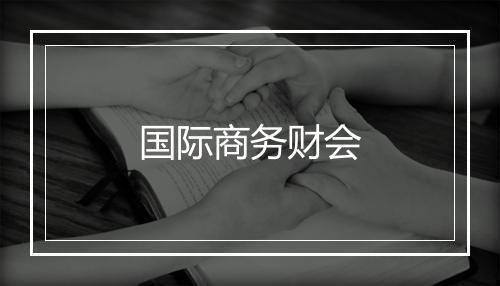 国际商务财会