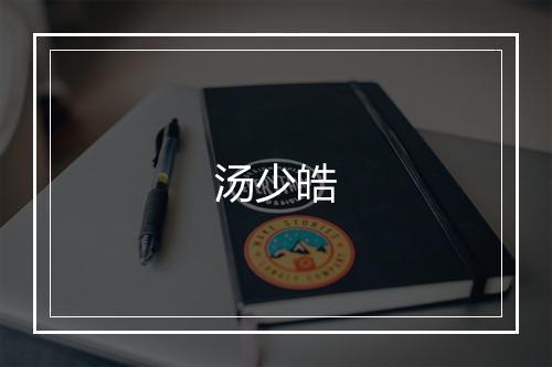 汤少皓