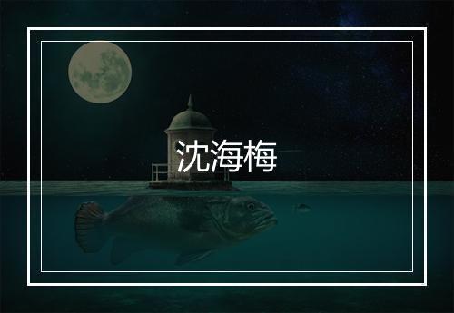 沈海梅