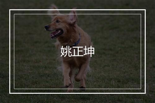 姚正坤