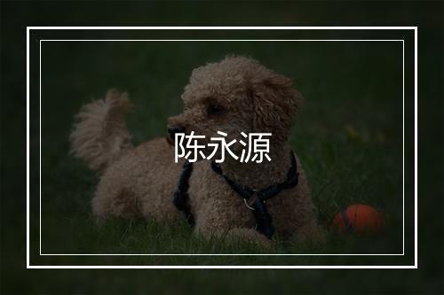 陈永源