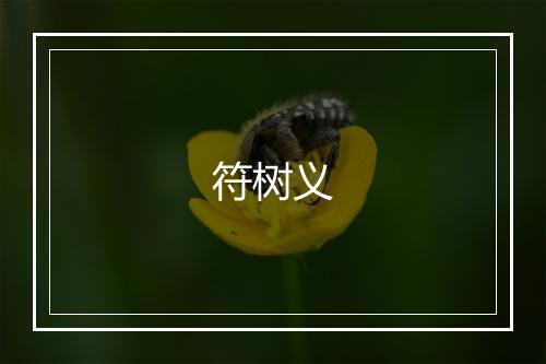 符树义