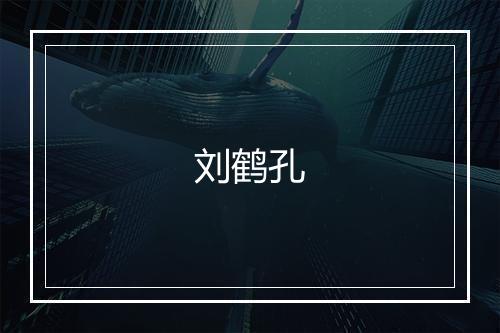 刘鹤孔