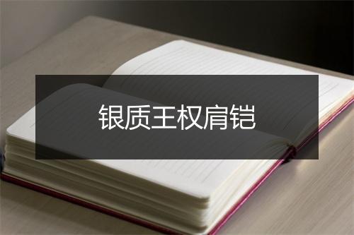 银质王权肩铠