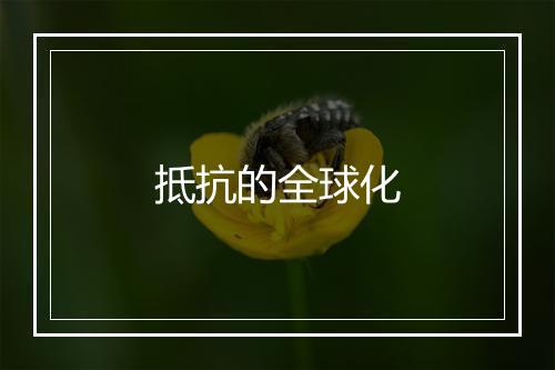 抵抗的全球化