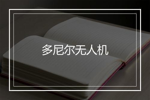 多尼尔无人机