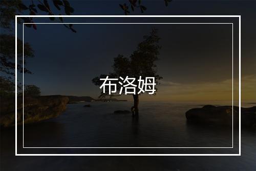 布洛姆