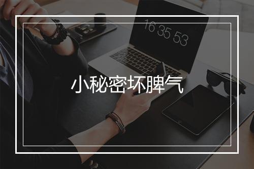 小秘密坏脾气