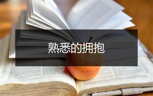 熟悉的拥抱