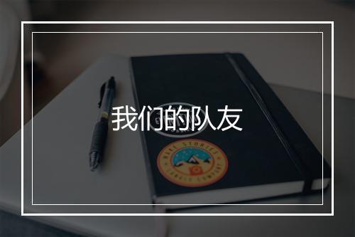 我们的队友