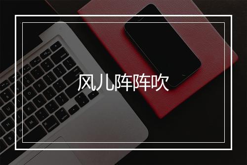 风儿阵阵吹