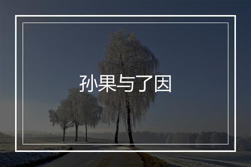 孙果与了因