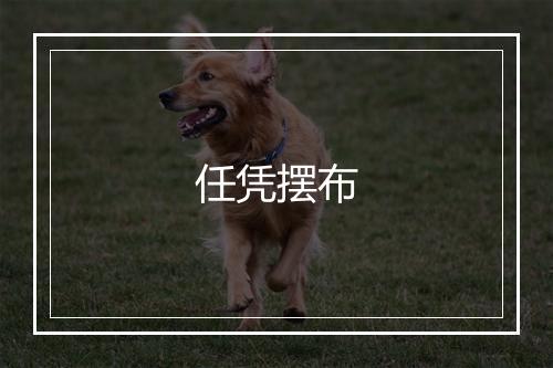 任凭摆布