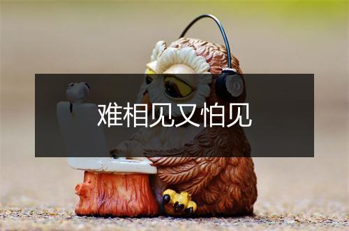 难相见又怕见