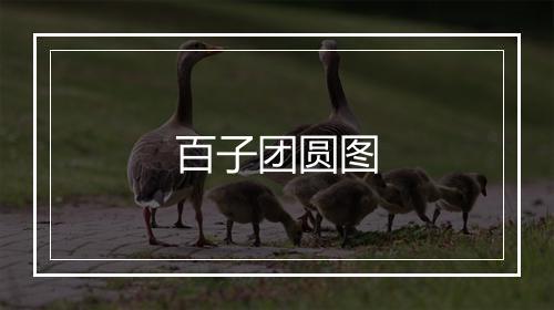 百子团圆图