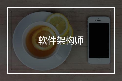 软件架构师