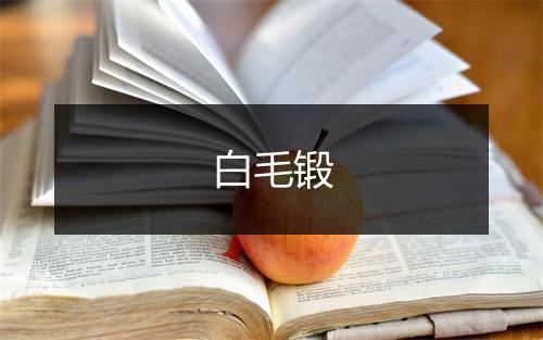 白毛锻