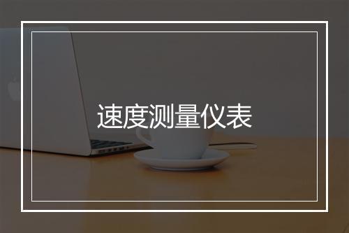 速度测量仪表