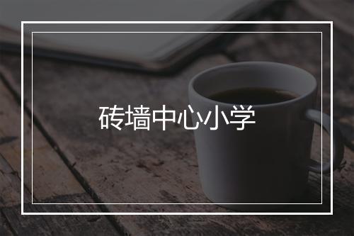 砖墙中心小学