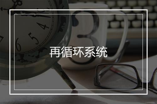 再循环系统