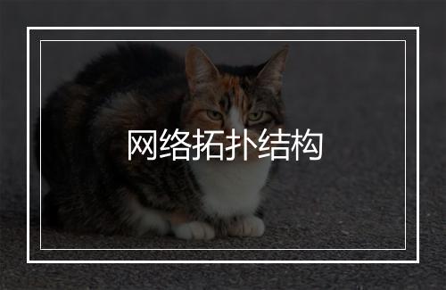 网络拓扑结构