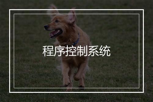 程序控制系统