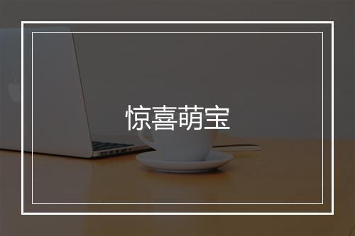 惊喜萌宝