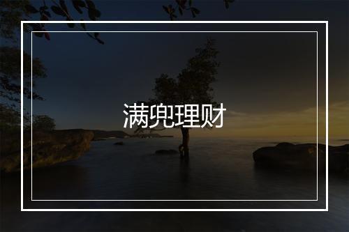 满兜理财