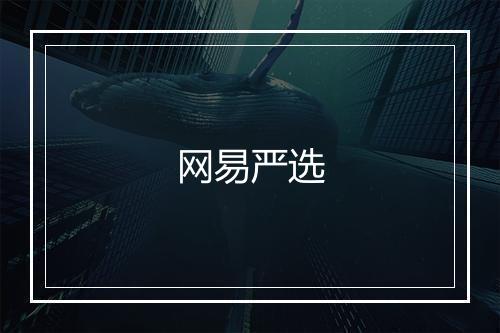 网易严选