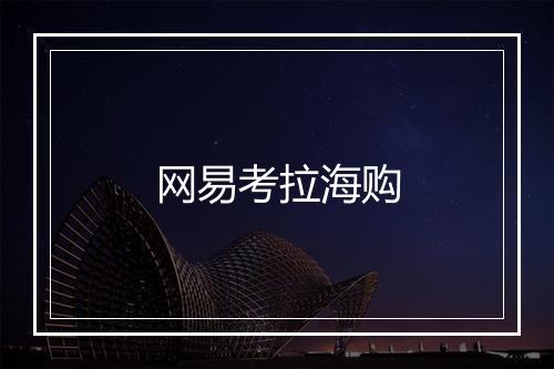 网易考拉海购