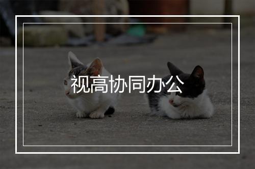 视高协同办公