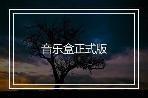 音乐盒正式版