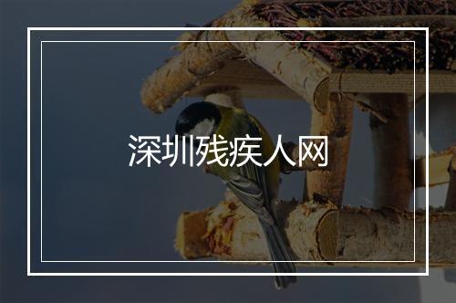 深圳残疾人网