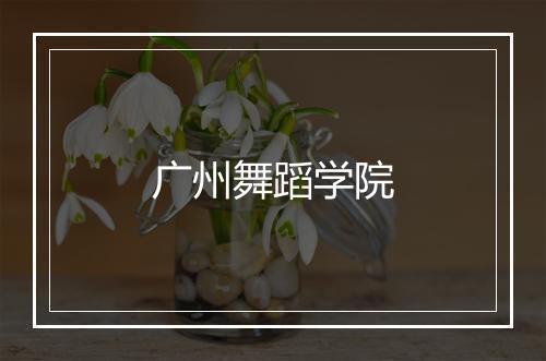 广州舞蹈学院