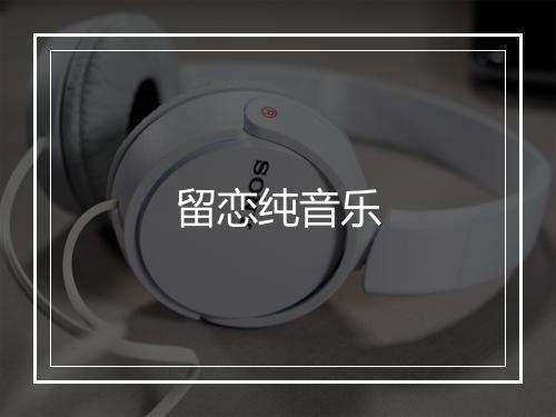 留恋纯音乐