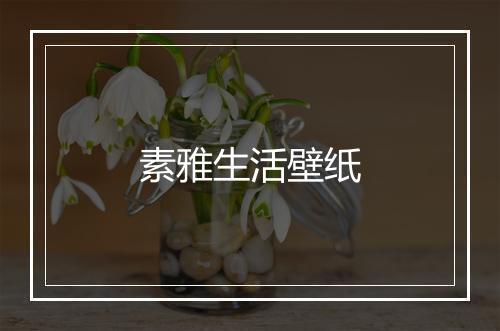 素雅生活壁纸