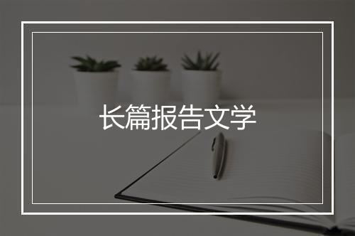 长篇报告文学