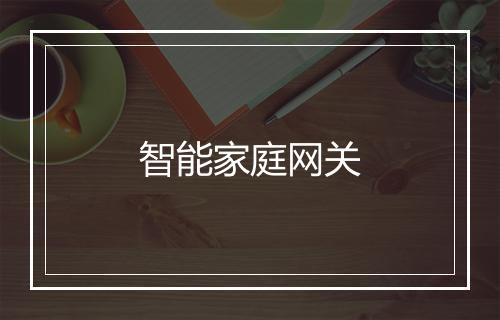 智能家庭网关