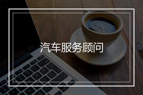 汽车服务顾问