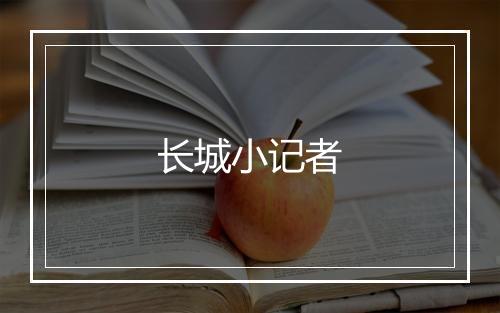 长城小记者