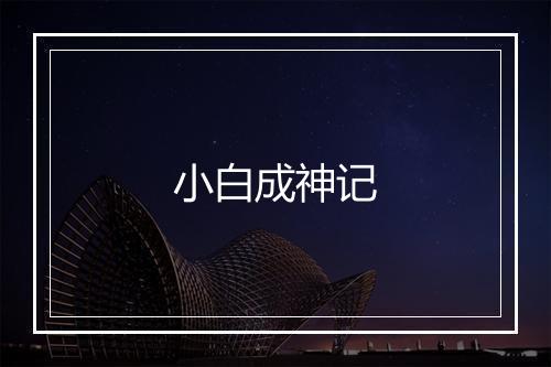 小白成神记