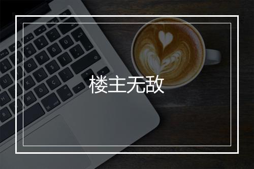 楼主无敌